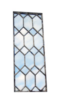 victorian astragal cast iron mirror